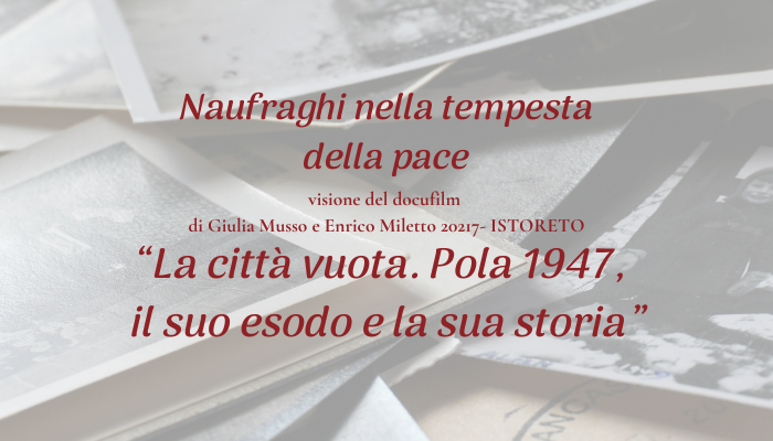 Naufraghi nella tempesta della pace