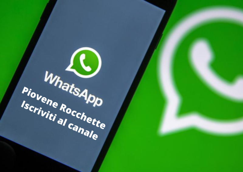 Logo WhatsApp con telefono scritta numero telefono Piovene